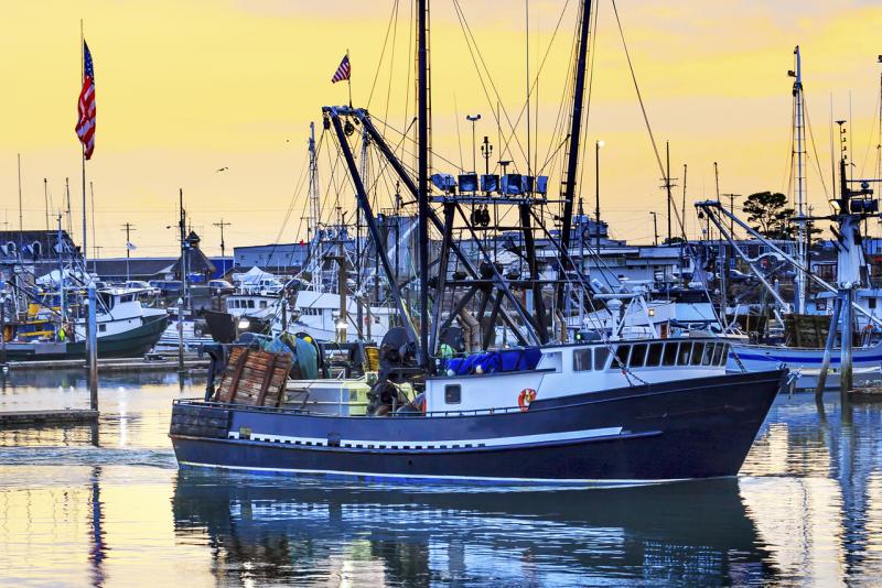 Large Fishing Boat Westport Grays Harbor Washington State