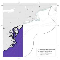 Mid-Atlantic Regulated Mesh Area Map